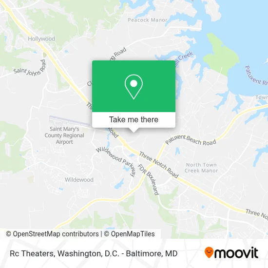 Rc Theaters map