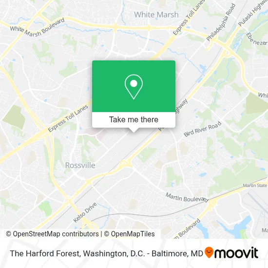 The Harford Forest map