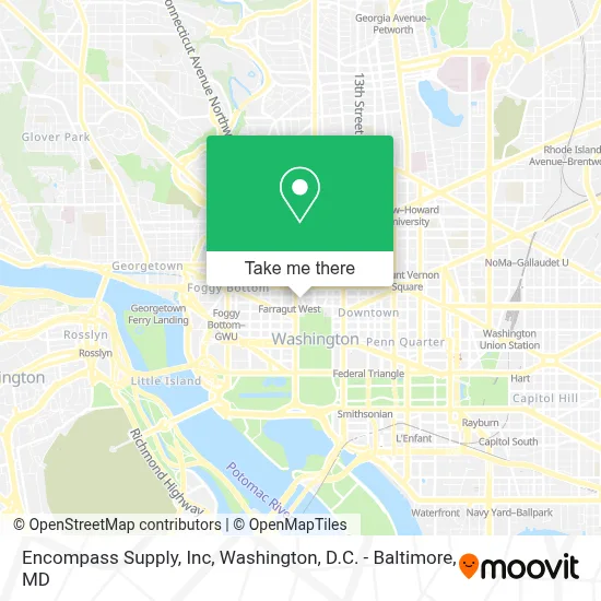 Encompass Supply, Inc map