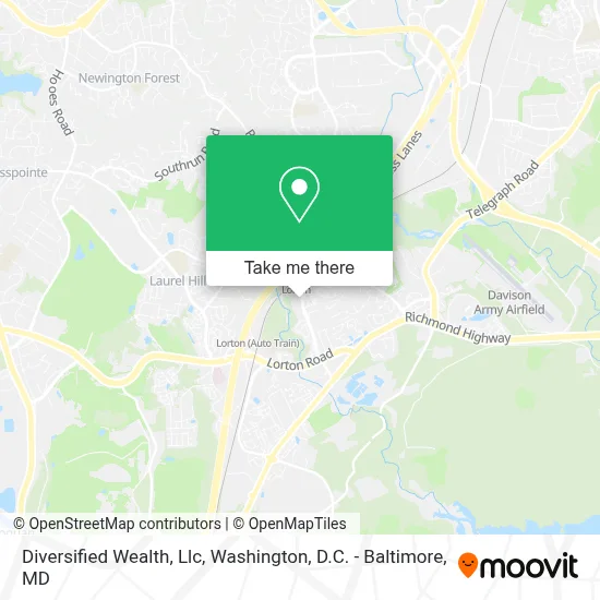 Diversified Wealth, Llc map