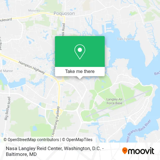 Nasa Langley Reid Center map