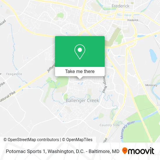 Potomac Sports 1 map