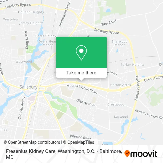 Fresenius Kidney Care map