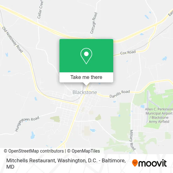 Mitchells Restaurant map