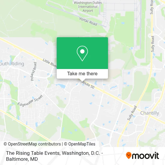 The Rising Table Events map