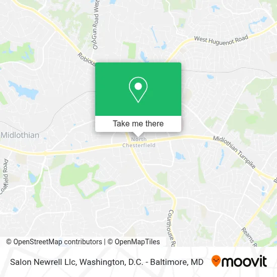 Salon Newrell Llc map