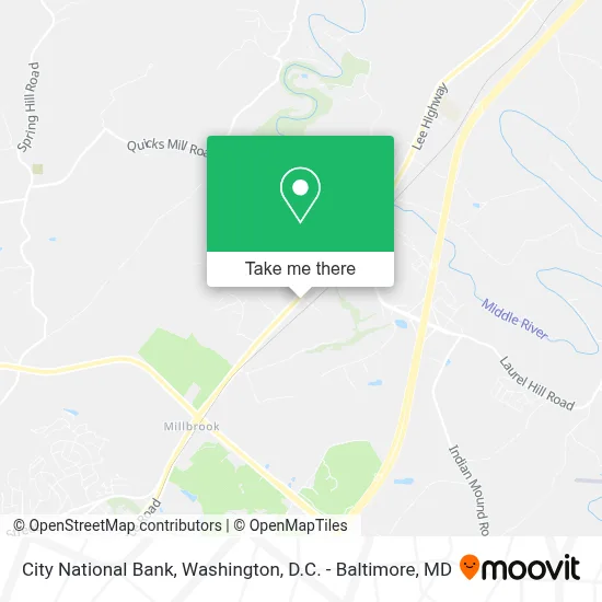 City National Bank map