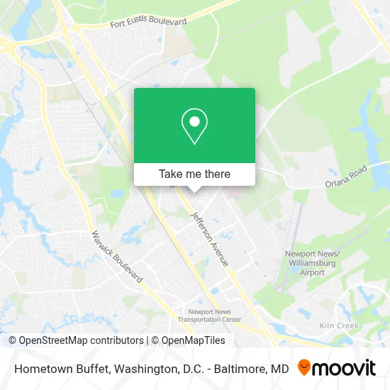 Hometown Buffet map