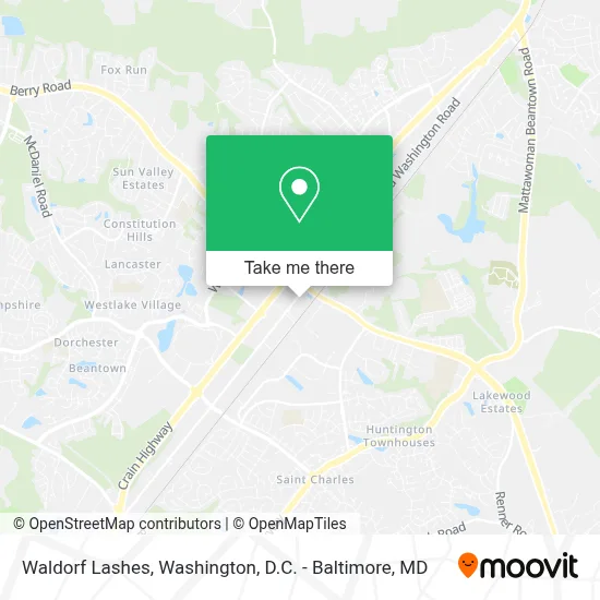 Waldorf Lashes map