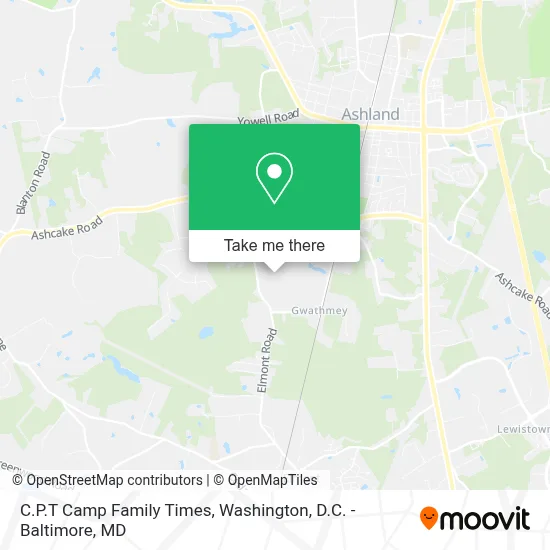 C.P.T  Camp Family Times map