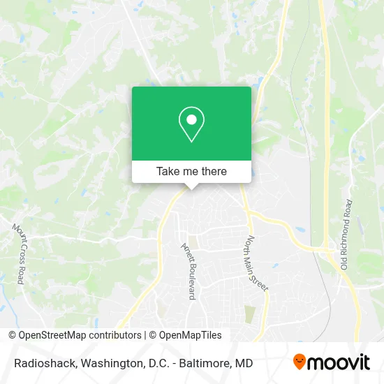 Radioshack map