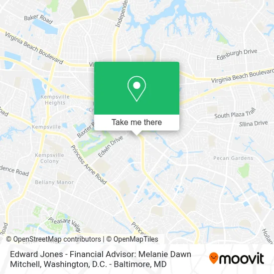 Edward Jones - Financial Advisor: Melanie Dawn Mitchell map