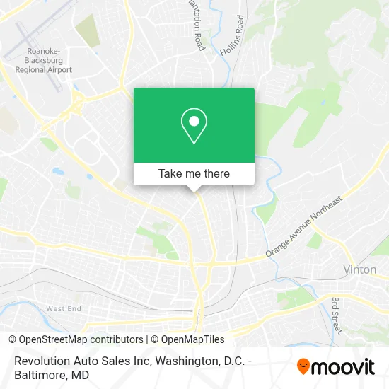 Revolution Auto Sales Inc map