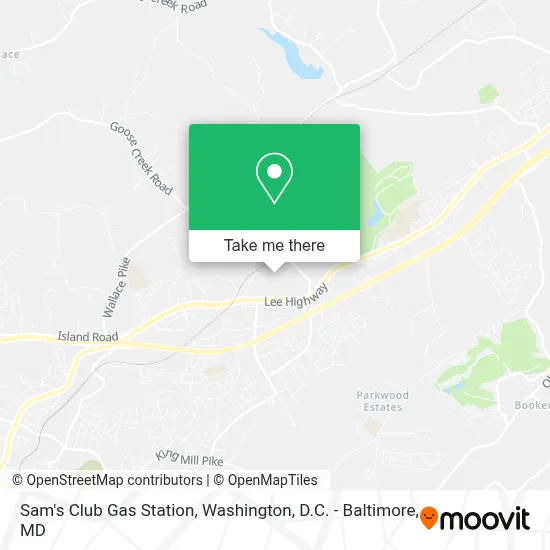 Sam's Club Gas Station map