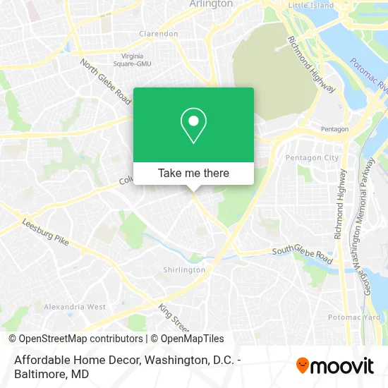 Affordable Home Decor map