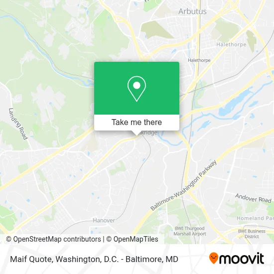 Maif Quote map