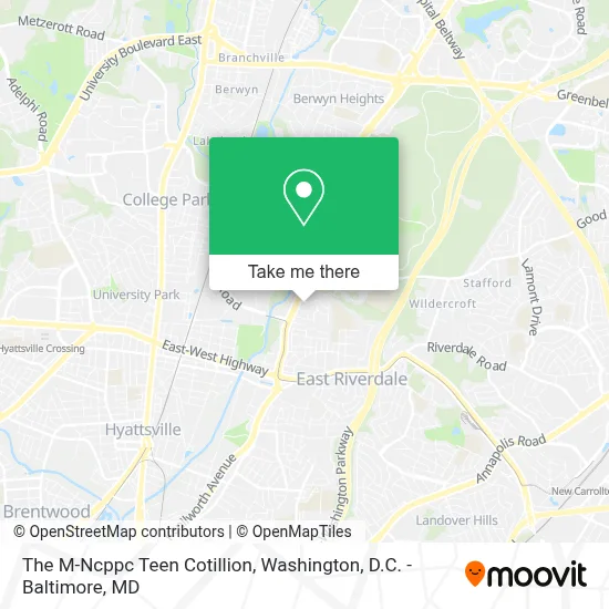 The M-Ncppc Teen Cotillion map