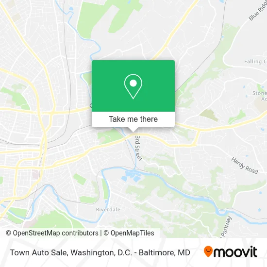 Town Auto Sale map