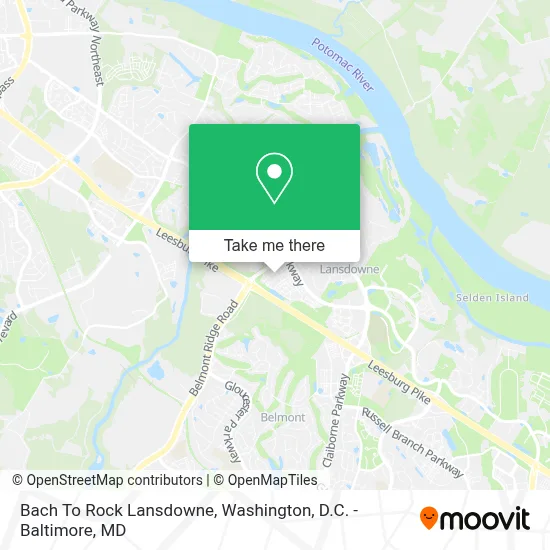 Bach To Rock Lansdowne map