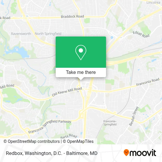 Redbox map