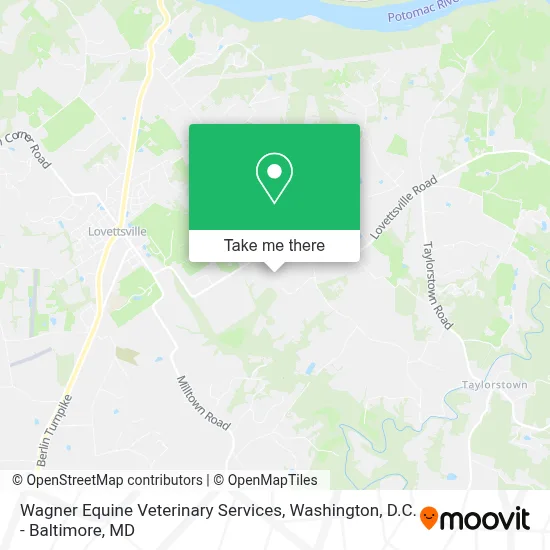 Wagner Equine Veterinary Services map
