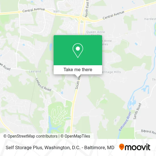 Self Storage Plus map