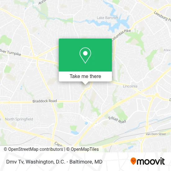 Dmv Tv map