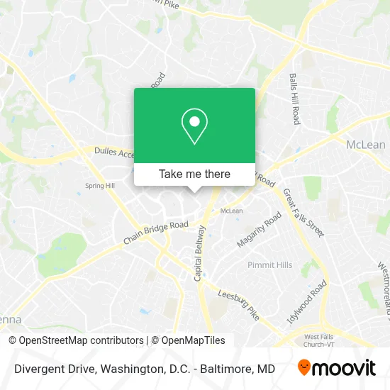 Divergent Drive map