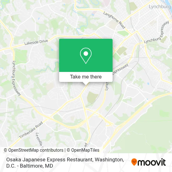 Osaka Japanese Express Restaurant map