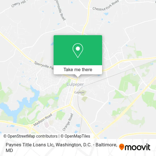 Paynes Title Loans Llc map