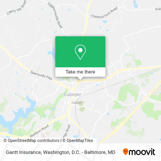Gantt Insurance map