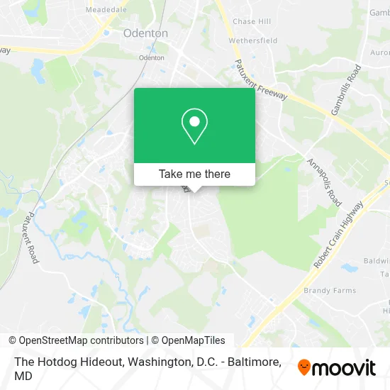 The Hotdog Hideout map
