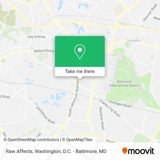 Raw Affects map