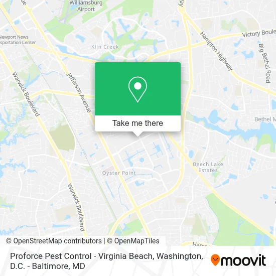 Proforce Pest Control - Virginia Beach map