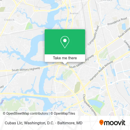 Cubas Llc map