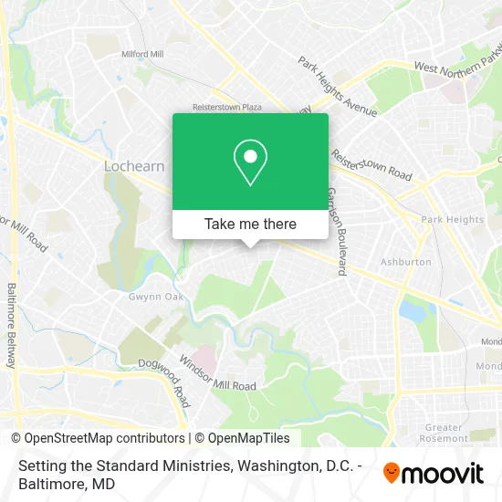 Setting the Standard Ministries map