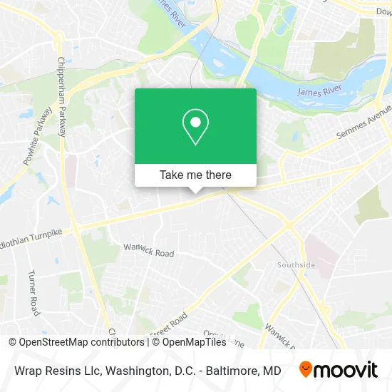 Wrap Resins Llc map
