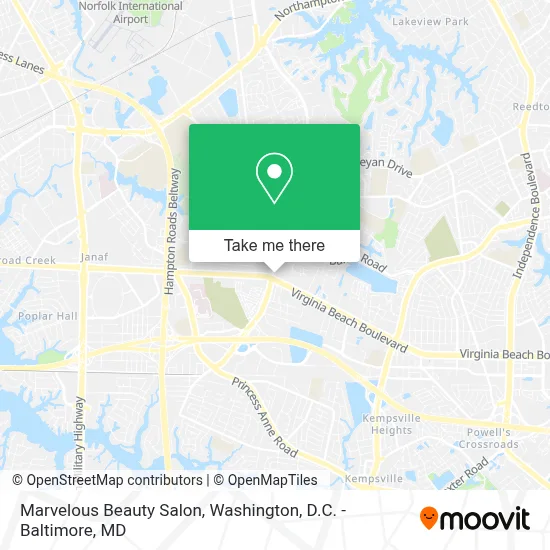 Marvelous Beauty Salon map
