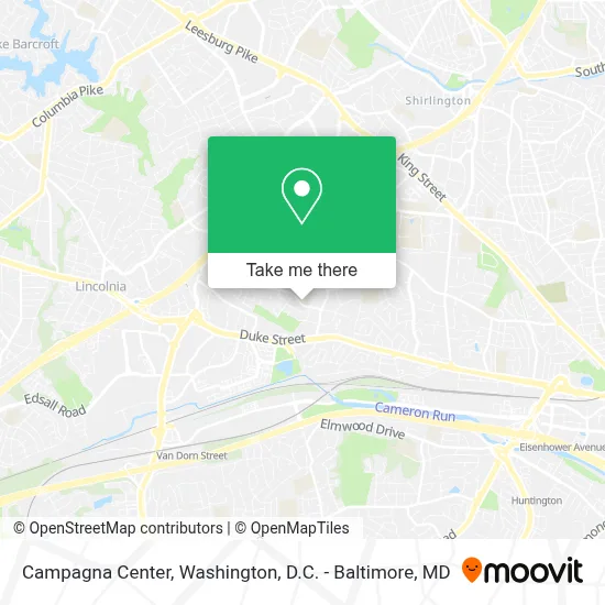 Campagna Center map