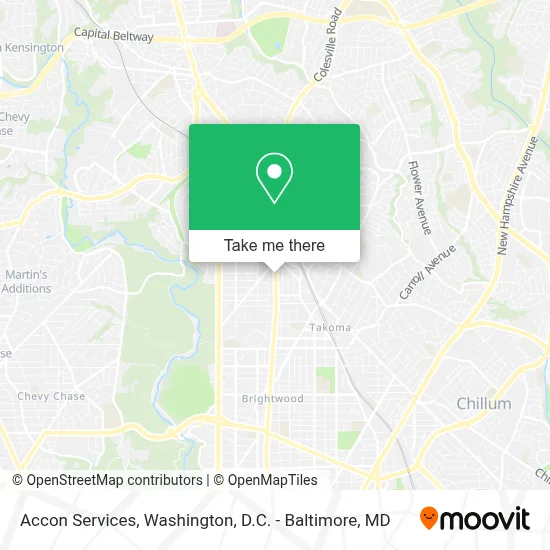 Accon Services map