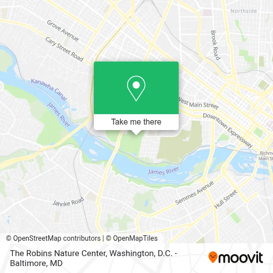 The Robins Nature Center map