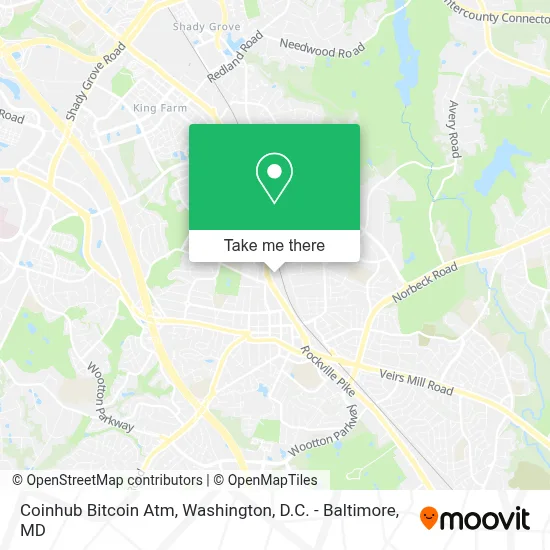 Coinhub Bitcoin Atm map