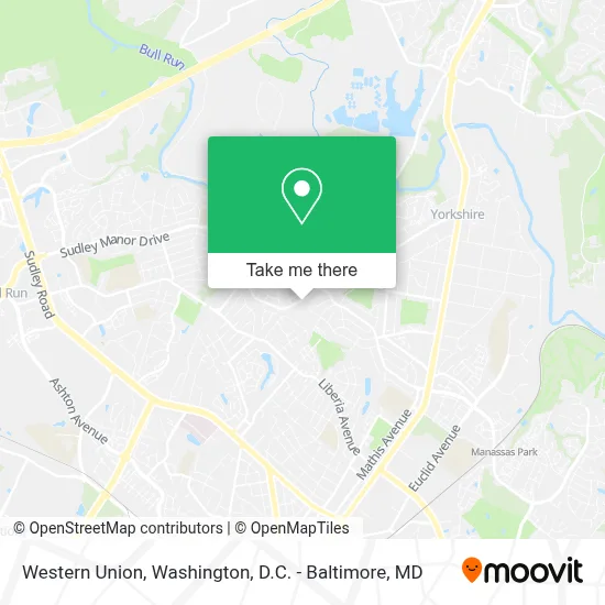 Western Union map