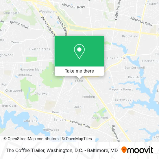 The Coffee Trailer map
