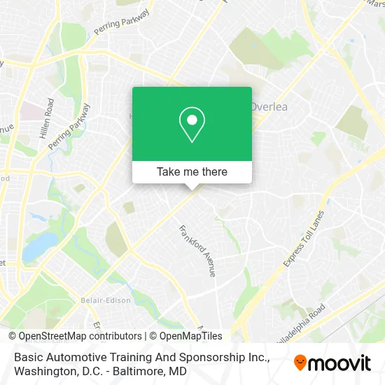 Basic Automotive Training And Sponsorship Inc. map