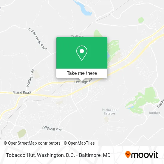 Tobacco Hut map