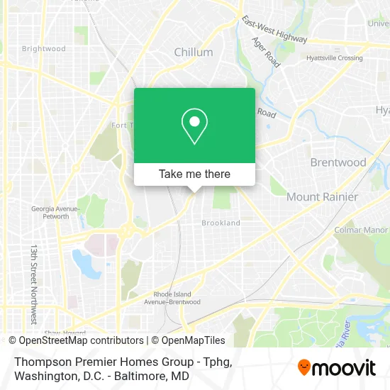 Thompson Premier Homes Group - Tphg map