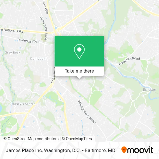 James Place Inc map