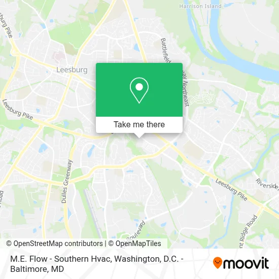 M.E. Flow - Southern Hvac map