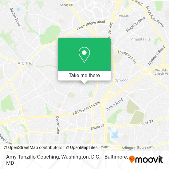 Amy Tanzillo Coaching map